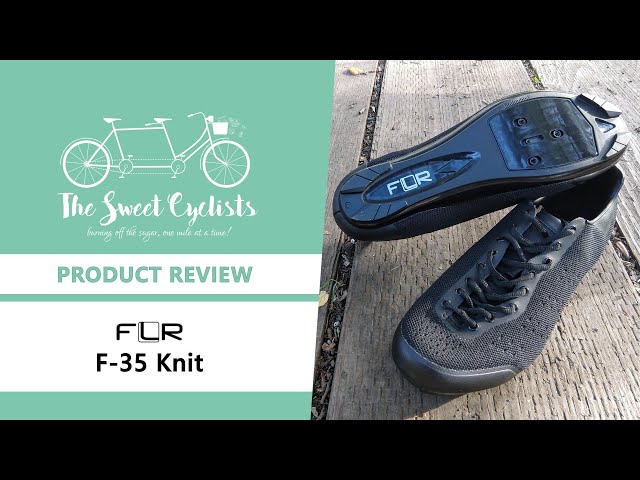 Видео о Велотуфли FLR F-35 Knit Lace (Black)