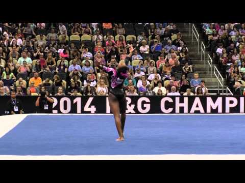 Nia Dennis – Floor – 2014 P&G Championships – Jr. Women Day 2