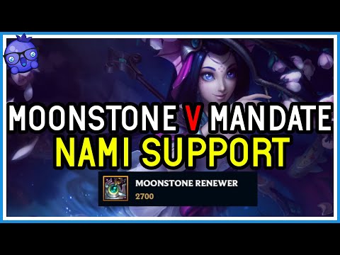 Moonstone Vs Mandate - Which is better? Nami Support - League of Legends
