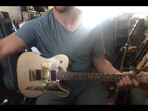 VIDEO! Squier John 5 Signature J5 Telecaster - (US customers, tax included in shipping cost) Frost Gold with hard case image 13
