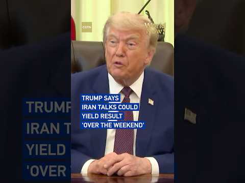 Trump says Iran talks could yield result 'over the weekend' #worldnow