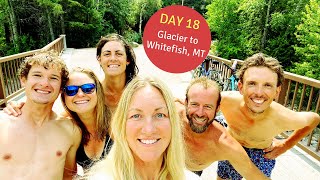 Bike Touring Gear, Bridge Jumps and Great Divide Into Whitefish MT ( Rest + Day 18 )