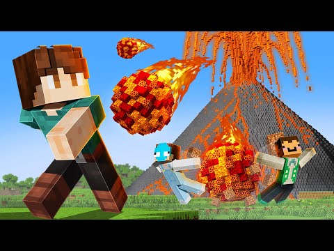 Surviving Minecraft's Most Deadly Natural Disasters...
