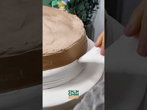 (P1) Banh quê thế này mà Chon cũng làmá 😩😩😩 #chonchon #banhsinhnhat #cakedecor #youtubeshorts