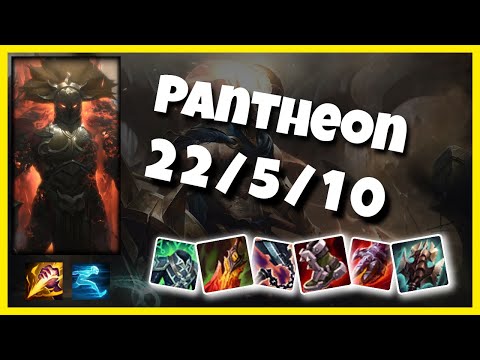 Pantheon vs Lillia EU Challenger JUNGLE (22/5/10) - v10.25