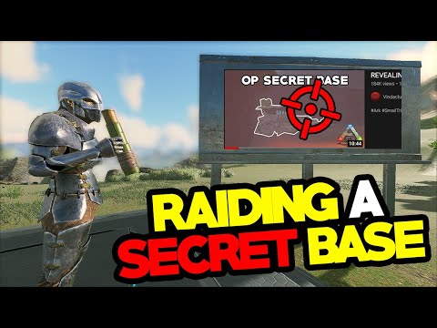 I Raided My Secret Base Spot - ARK(Small Tribes)