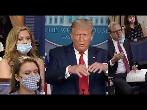 9/10/2020 Trump Holds a News Conference, Bob Woodward book