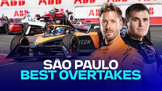 Top 10: the BEST overtakes of the São Paulo E-Prix | Formula E