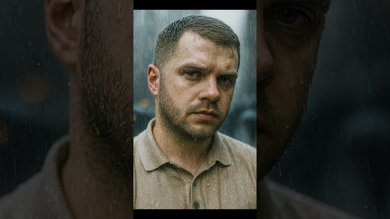 Professional rainy portrait photo idea. ChatGPT #photo #ai #chatgpt #photoideas #prompt #tutorial