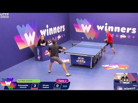 WINners CUP table 2  26.09 Kuzmenko Dmitrii -  Kireev Andrei 19:30