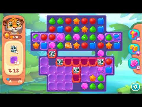 Wildscapes Level 744 - NO BOOSTERS 🐘🙈 | SKILLGAMING ✔️