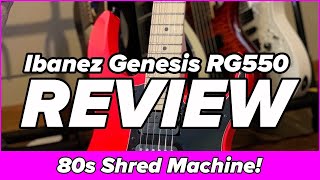 Video thumbnail for EXTREME 80s GUITAR! - Ibanez Genesis Collection RG550 Guitar Review - LongestSoloEver Reviews by longestsoloever