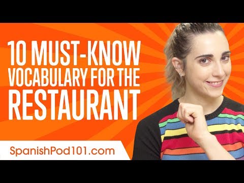 Aprenda os 10 principais vocabulários imperdíveis para restaurantes em espanhol