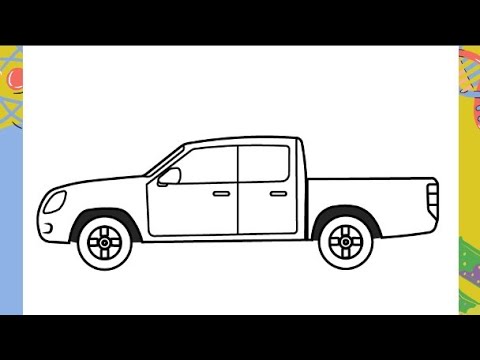 How To Draw MAZDA BT-50