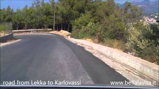 preview picture of video 'samos 2013 road Lekka to KArlovassi'