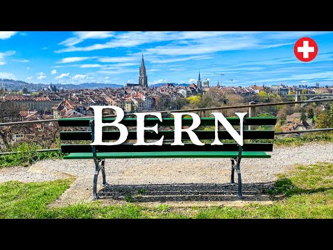 Bern, Switzerland 🇨🇭 Walking Tour through UNESCO Heritage Old Town in spring!