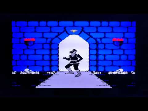 Dragons lair zx spectrum Unemulated gameplay video and review.