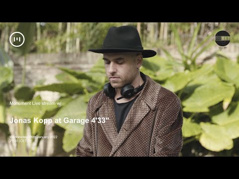 MNMT Live Stream - Jonas Kopp at Garage 4'33"
