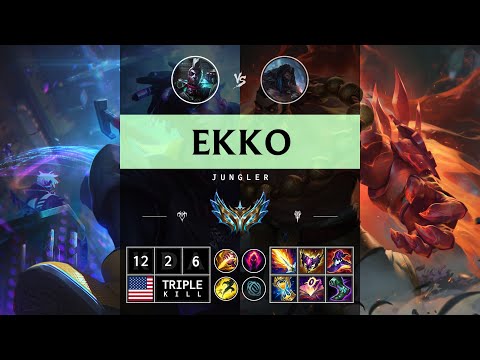 Ekko Jungle vs Udyr - NA Challenger Patch 14.13