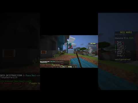 Amazing Bed Destruction!!! Compilation ⚔️ 🛏️ 🥳 #bedwars #minecraft #viralshort