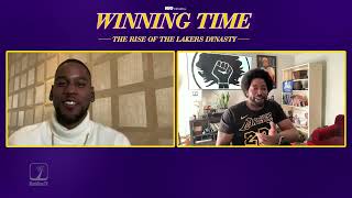 Quincy Isaiah on how he captured Magic for WINNING TIME: THE RISE OF THE LAKERS DYNASTY video