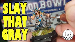 Painting my Warhammer PILE of Opportunity - Blood Bowl Norse Team!!!