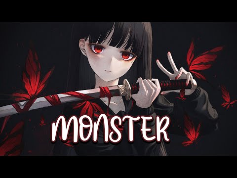 「Nightcore」→ RIELL & Raven Link - Monster || Lyrics