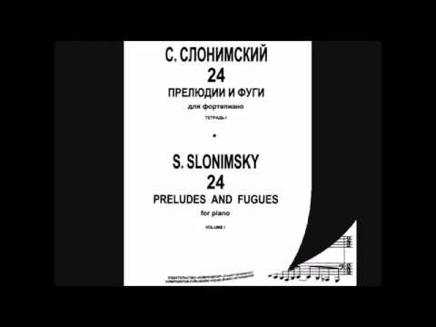 S. Slonimsky Prelude and Fugue F-dur