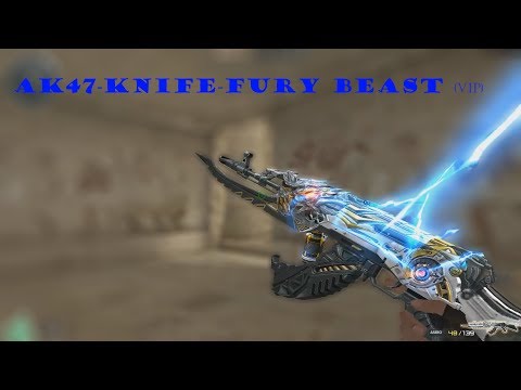 CF XIEXL: AK47-Knife-Fury Beast 赤炎 By 师长游戏解说