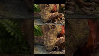 Trex DESTROYS raptor. #trex #dinosaur #raptor #stopmotion