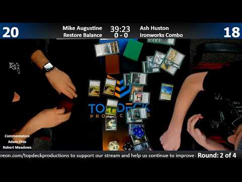 Modern w/ Commentary 3/22/18: Mike Augustine (Restore Balance) vs. Ash Huston (Ironworks Combo)