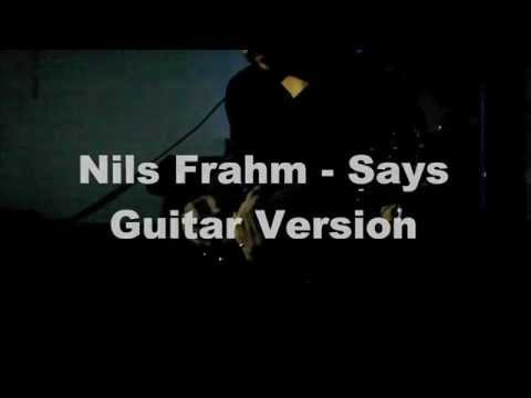 Nils Frahm - Says / Guitar Cover
