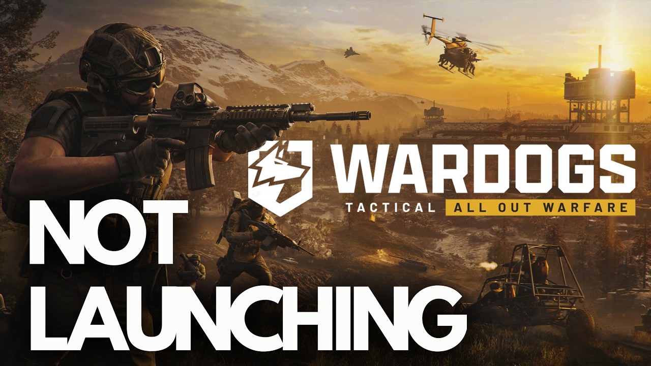 Wardogs Not Launching/Crashing/Freezing/Black Screen Steam PC FIX