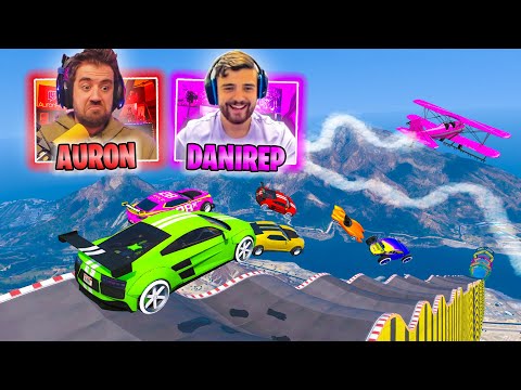 MEGA RAMPA 800.000% IMPOSIBLE! CON AURONPLAY Y AMIGOS!! - GTA V ONLINE