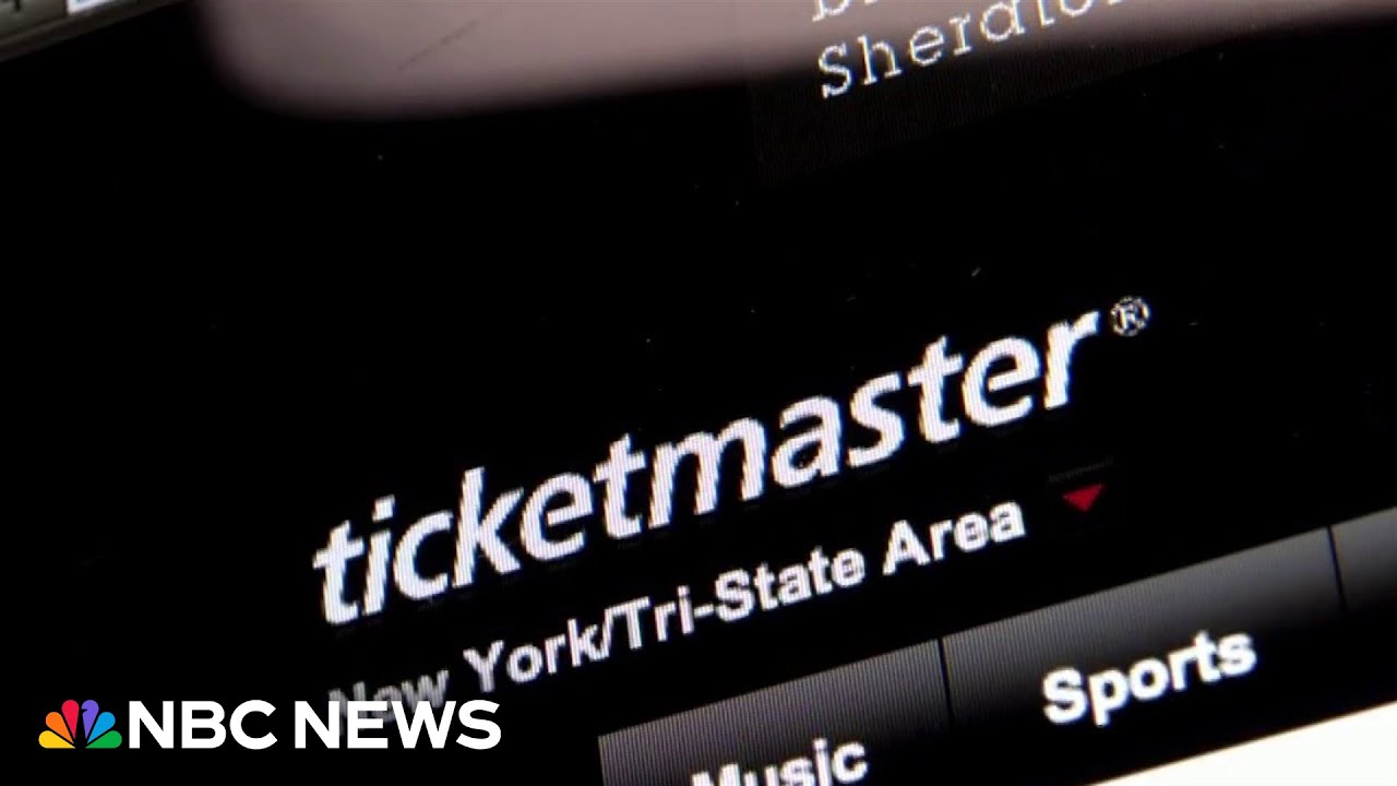 FTC sues Live Nation and Ticketmaster over claims of illegal resale tactics - YouTube
