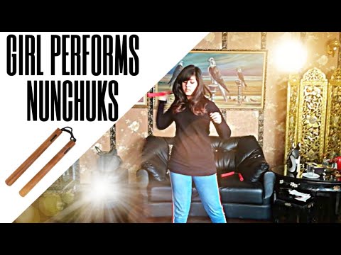 Amazing Freestyle Nunchaku Girl | Amazing Nunchucks Tricks | Girl with Nunchucks | SICMAP Presents.