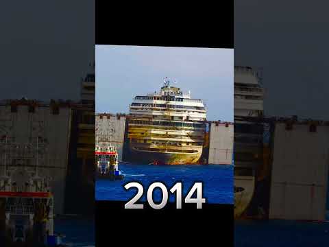 Evolution of Costa Concordia #costaconcordia￼
