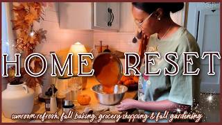 FALL HOME RESET 🍂| Sunroom Cleanout, Small Business Update, Fall Baking, Fall Fa