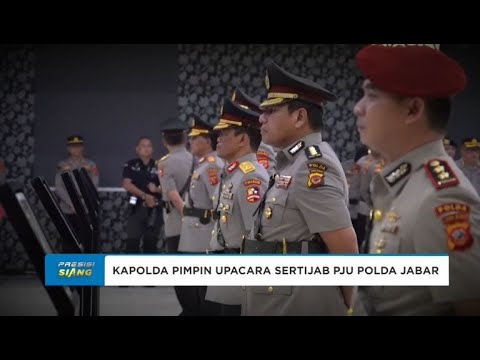 KAPOLDA JABAR PIMPIN UPACARA SERTIJAB PEJABAT UTAMA POLDA JABAR