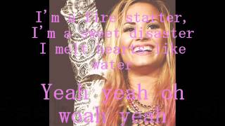 demi lovato fire starter (lyrics)