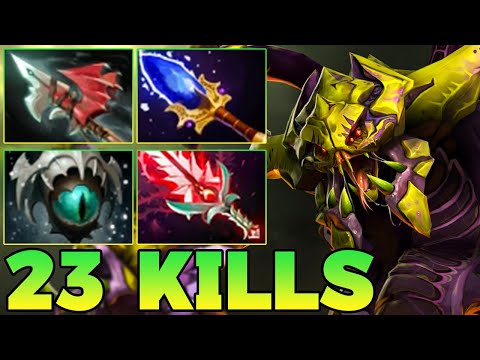 7.40 23 Kills Venomancer Dota 2 Offlane Support Carry 7.39 Pro Gameplay Build Guide Jungle