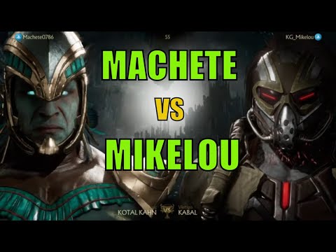 MK11: Machete ( kotal kahn)  vs KG Mikelou (joker,kabal) - FT10 Pro Gameplay