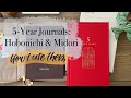 How I Use Hobonichi and Midori 5-Year Journals