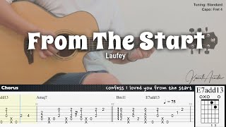 Download lagu From The Start - Laufey | Fingerstyle Guitar | TAB   Chords   Lyrics mp3