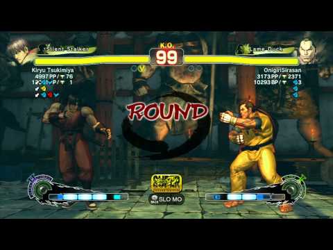 SSF4 AE: Kiryu Tsukimiya (Guy) vs OnigiriSirasan (Dan) - Ranked Match (720p HD)