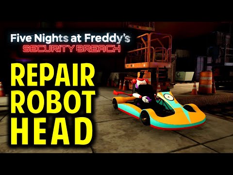 Repair Robot Head: Find Dance Pass, Reboot West Arcade & Reset the Breakers | FNAF Security Breach