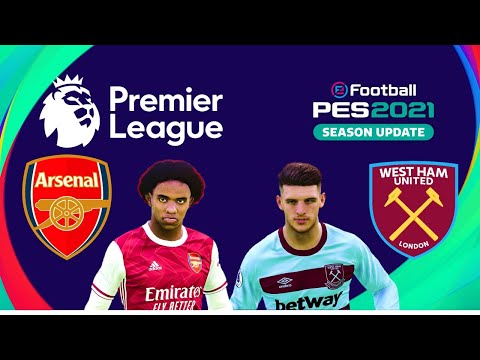 eFootball PES 2021 | Premier League 20-21 Matchday 2 - Arsenal vs West Ham United | Gameplay PC
