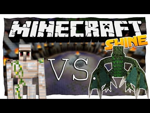 EISENGOLEM VS. GEKEN | Minecraft: Eisengolem vs. Monster • #27 | #SHINEMC