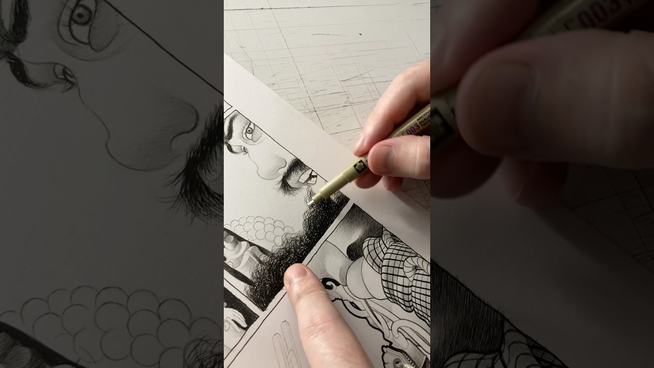 Giving this Character a wild Beard ✍️