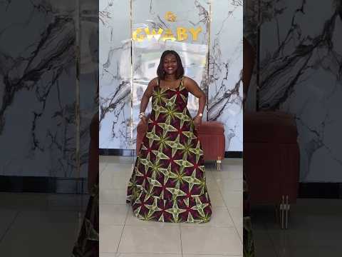 Gorgeous and elegant kitenge wrap Max dress #zamakalefashion #latestafricaprint #africanfashion